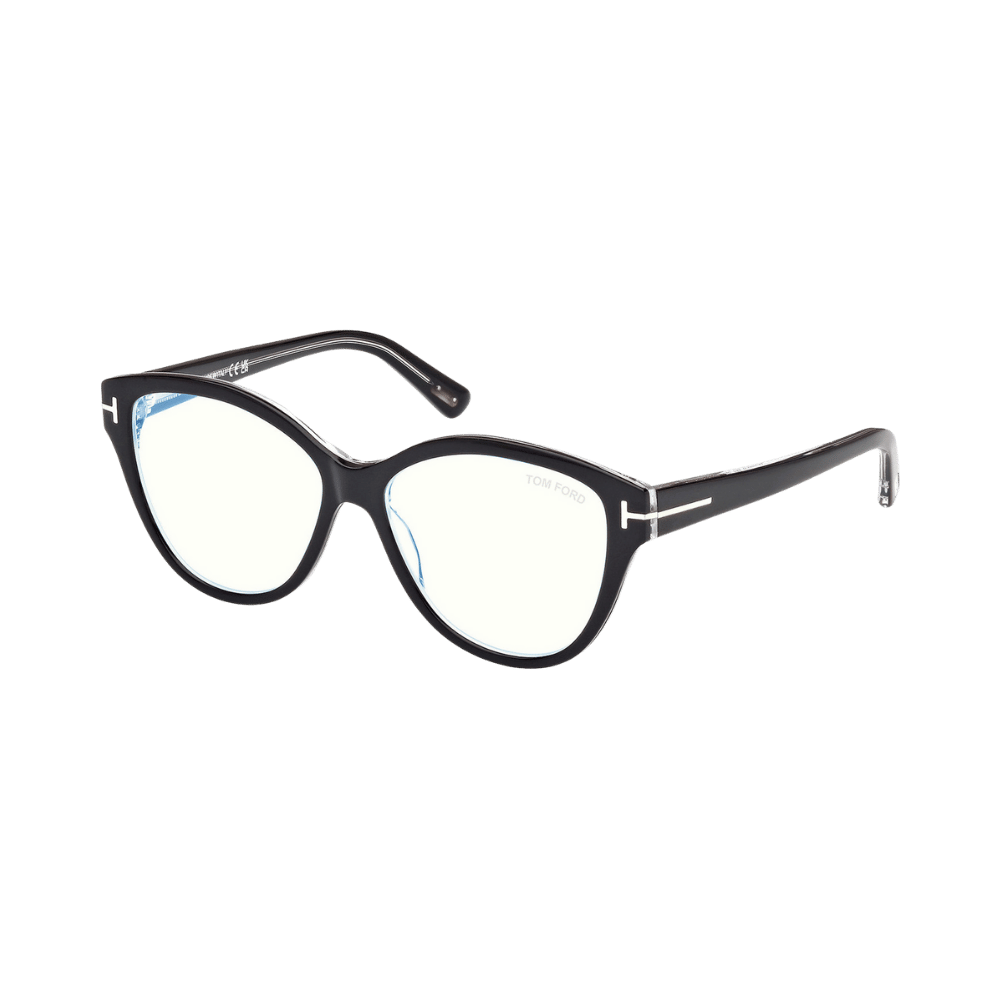 Tom Ford FT5954-B Black / Crystal / Clear Blue Light Block product photo 1