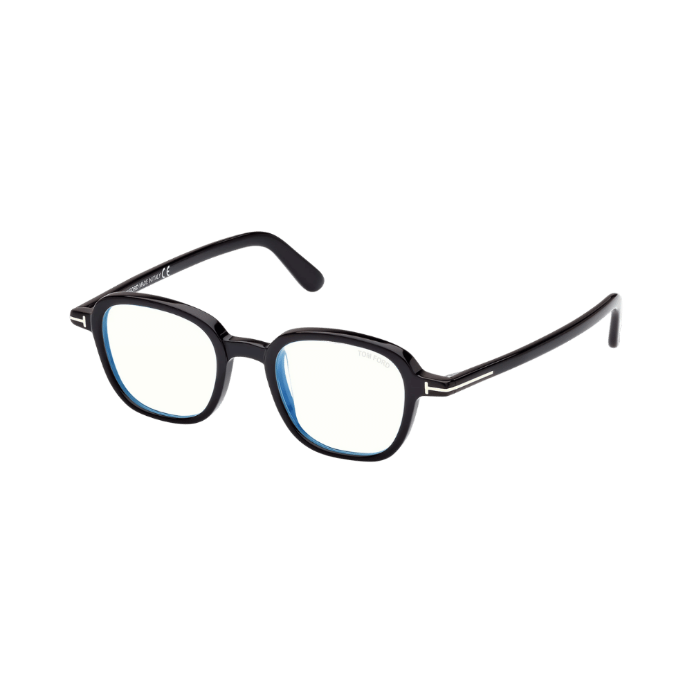 Tom Ford FT5837-B Shiny Black / Clear Blue Light Block product photo 1