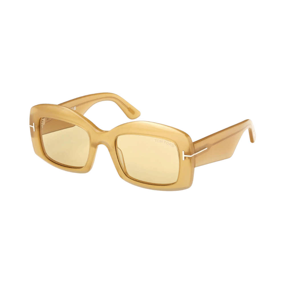 Tom Ford FT1218 Venetia Shiny Yellow / Brown product photo 1