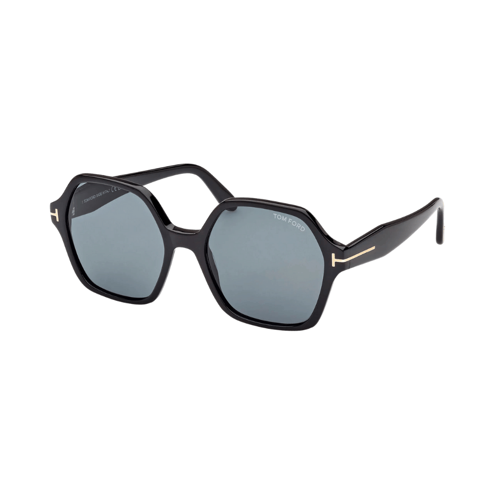 Tom Ford FT1032-F Shiny Black / Blue Sunglasses product photo 1