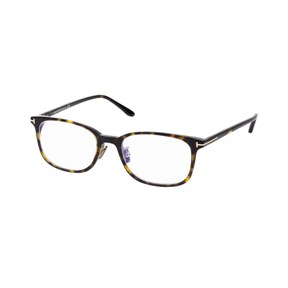 Tom Ford FT5852-D-B Dark Havana / Clear Blue Light Block product photo 1