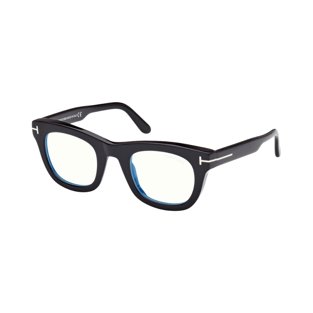 Tom Ford FT5872-B Shiny Black / Clear Blue Light Block product photo 1