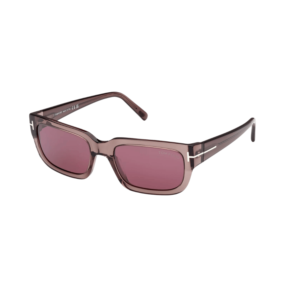 Tom Ford FT1075/S Ezra Shiny Light Brown / Bordeaux Mirror product photo 1