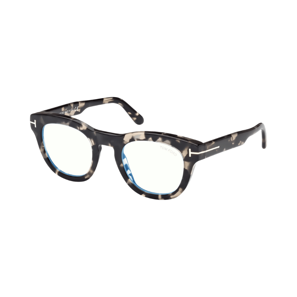 Tom Ford FT5873-B Black Havana / Clear Blue Light Block product photo 1