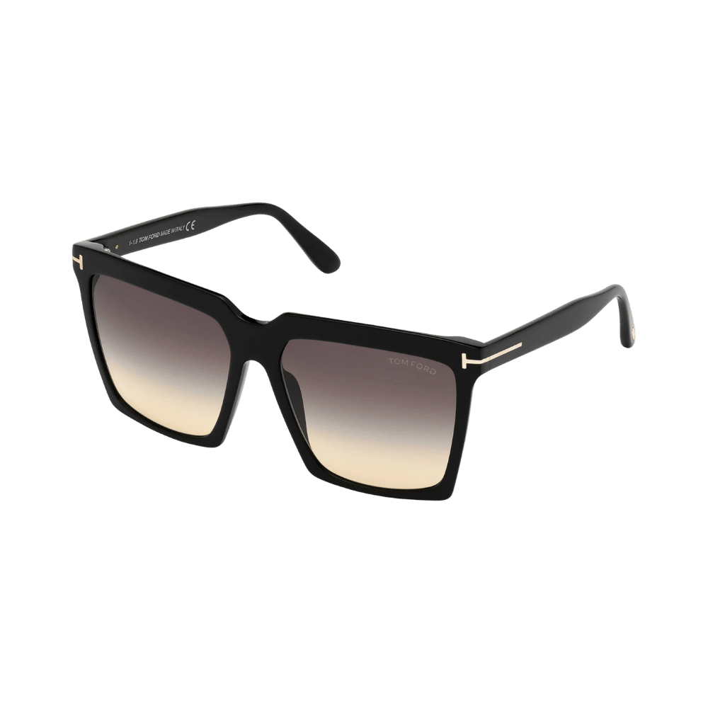 Tom Ford FT0764 Sabrina-02 Shiny Black / Smoke Gradient product photo 1