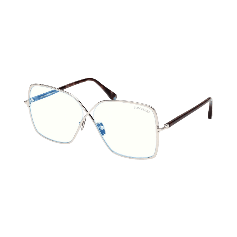 Tom Ford FT5841-B Shiny Palladium / Clear Blue Light Block product photo 1