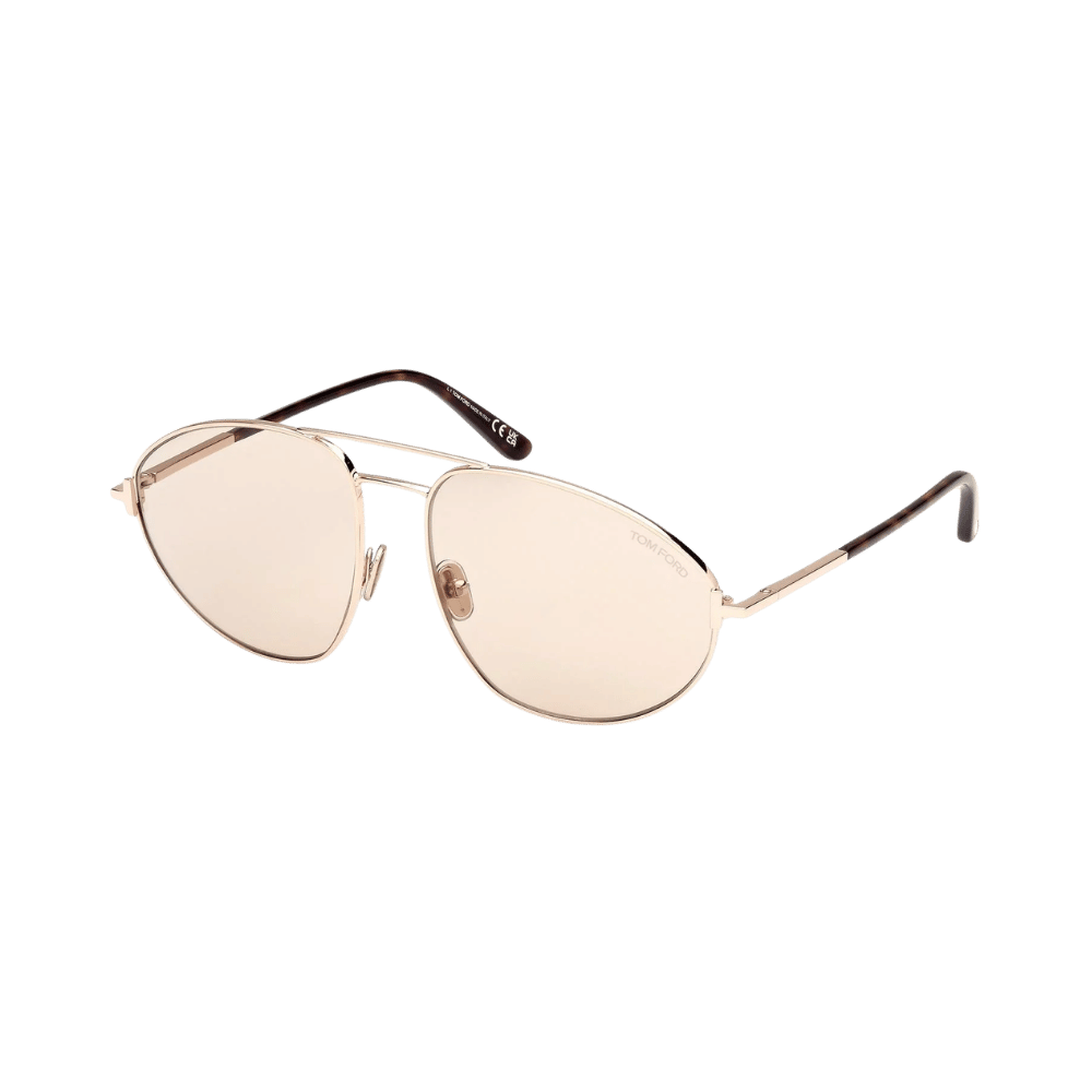 Tom Ford FT1095 Ken Shiny Rose Gold / Brown Photochromic