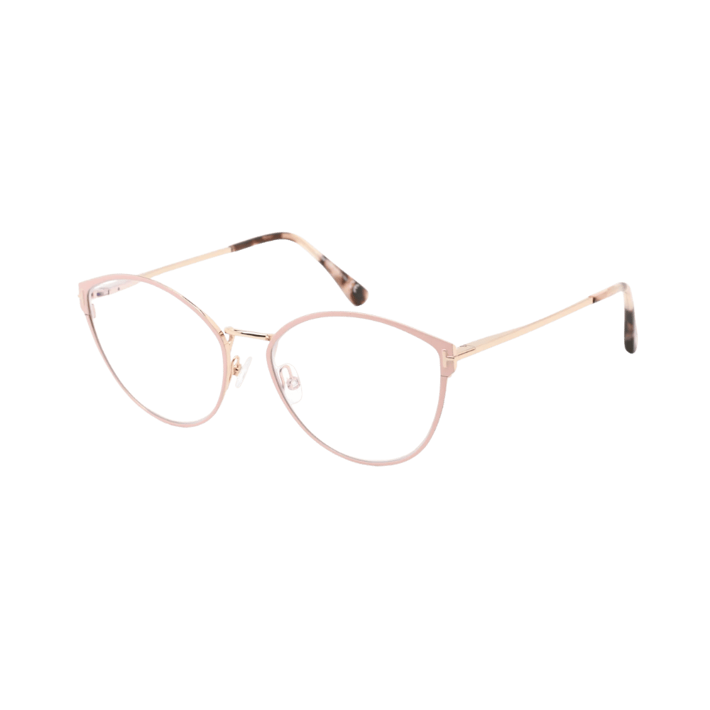 Tom Ford FT5573-B Pink Rose / Blue Block Lenses Eyeglasses product photo 1