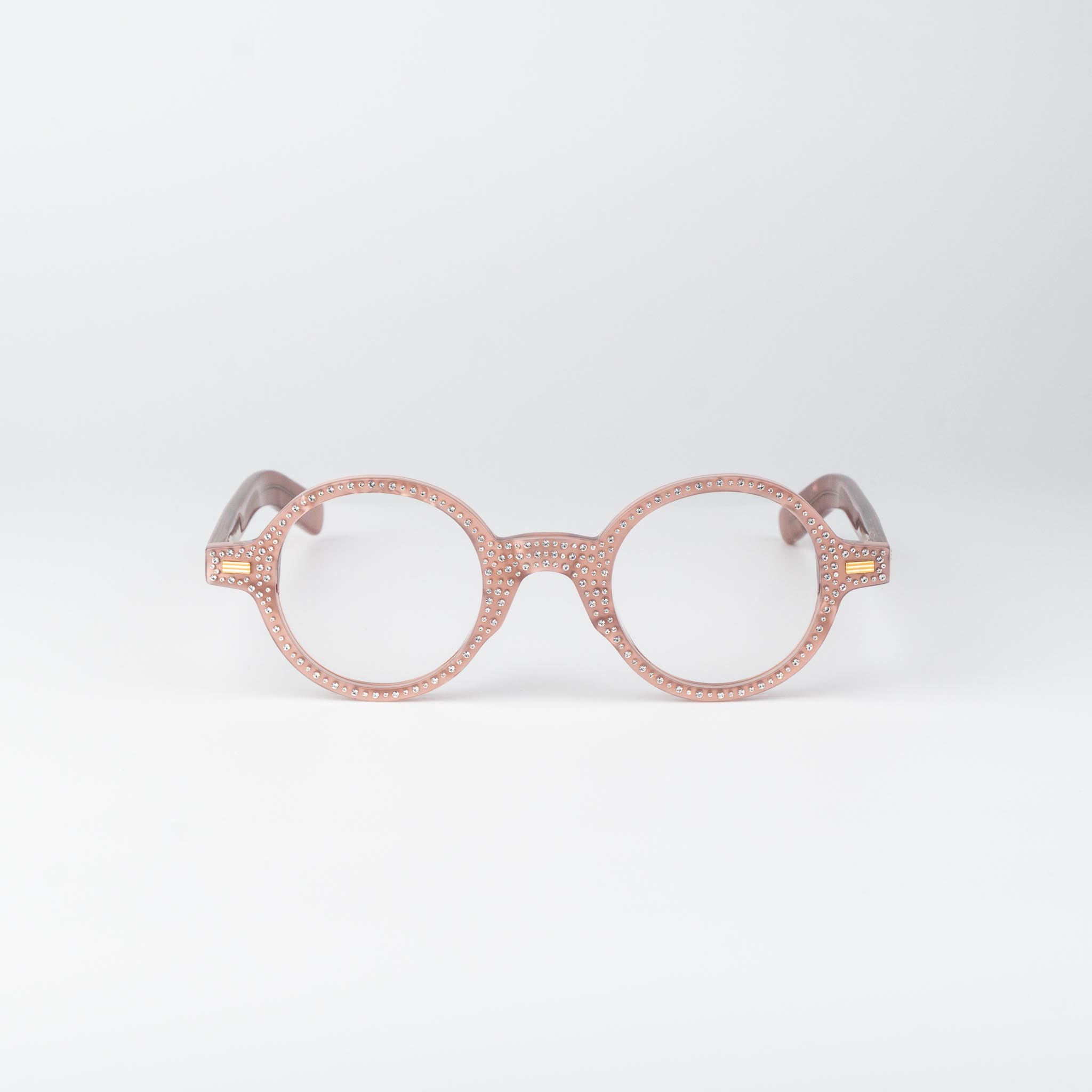 VLX-185 Pink with White Stones Crystal / Transparent 
