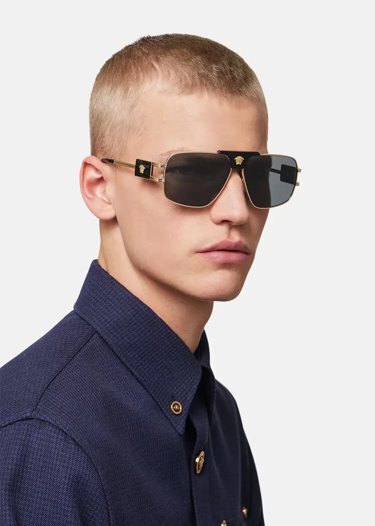 VE2251 Gold / Dark Grey  Sunglasses
