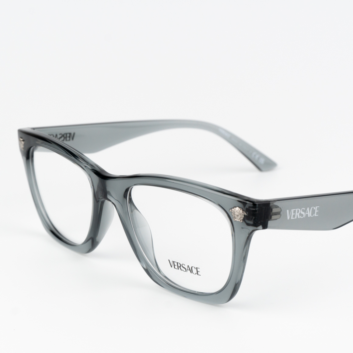VE3363U Grey Transparent / Demo Eyeglasses VE3363U Grey Transparent / Demo Eyeglasses
