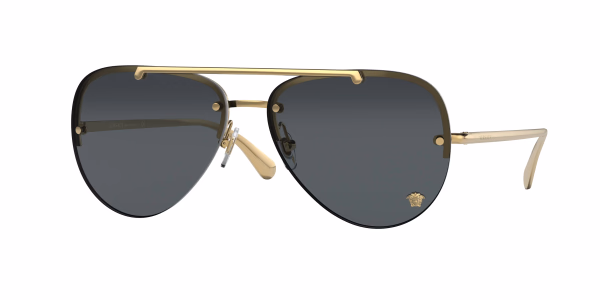 Versace VE2231 Gold / Dark Grey Sunglasses Versace VE2231 Gold / Dark Grey Sunglasses