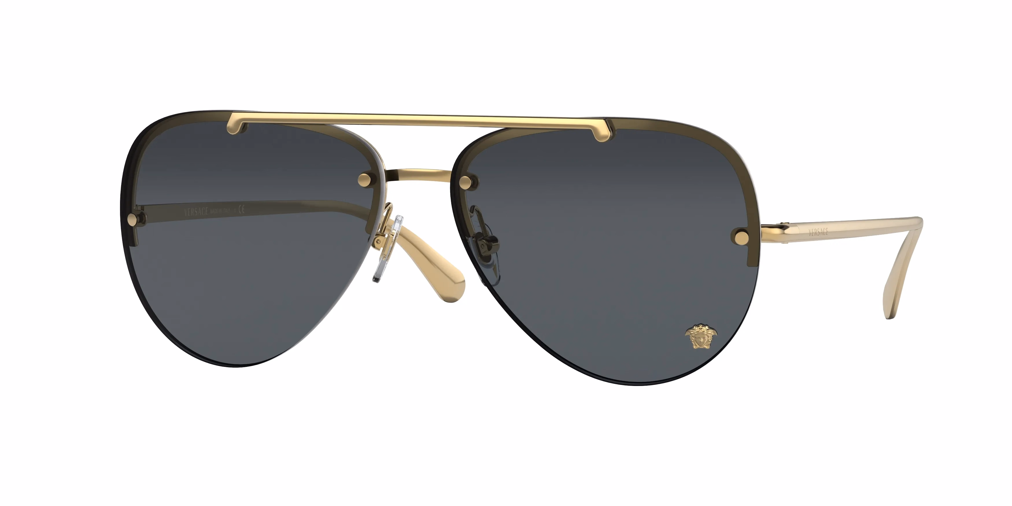 Versace VE2231 Gold / Dark Grey Sunglasses product photo 1