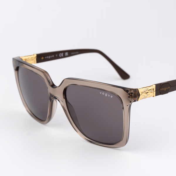 VO5476SB Transparent Brown / Violet Sunglasses