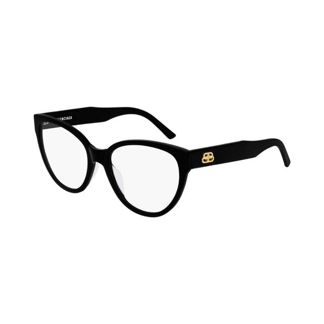 Balenciaga BB0064O Black Gold / Demo Eyeglasses