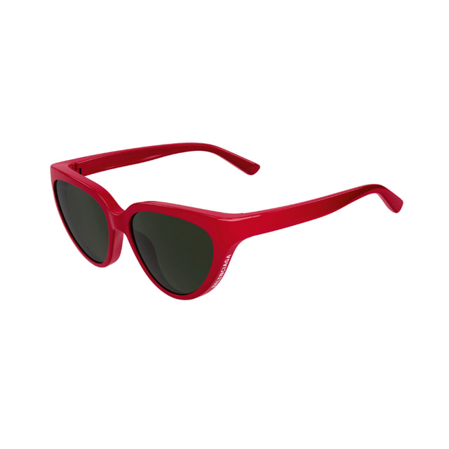 Balenciaga BB0149S Red / Dark Green Sunglasses