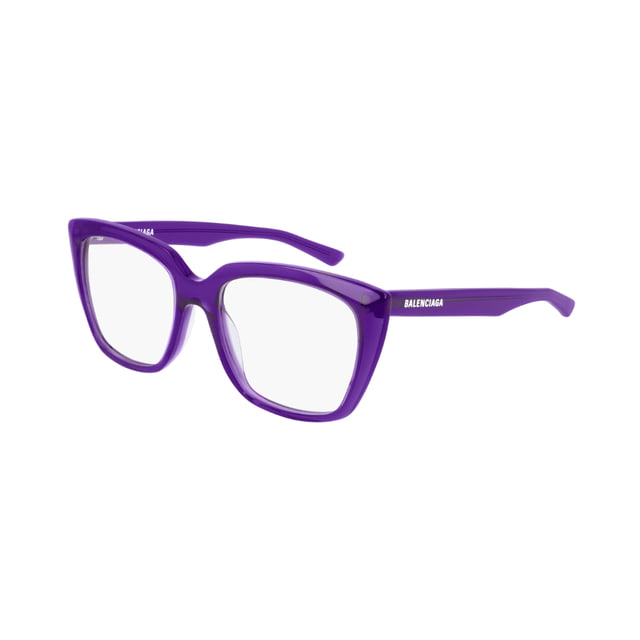 Balenciaga BB0062O Violet / Demo Eyeglasses Balenciaga BB0062O Violet / Demo Eyeglasses