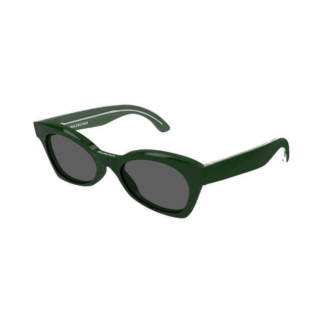 Balenciaga BB0230S Green / Grey Sunglasses Balenciaga BB0230S Green / Grey Sunglasses