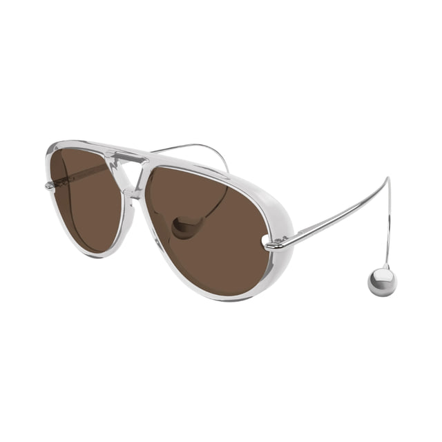 Bottega Veneta BV1273S Transparent Grey / Silver / Brown product photo 1