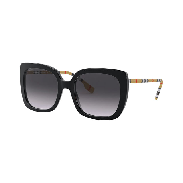 Burberry BE4323F Shiny Black / Grey Gradient Sunglasses product photo 1