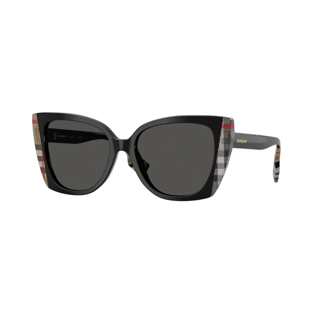 Burberry BE4393 Black / Vintage Check / Dark Grey