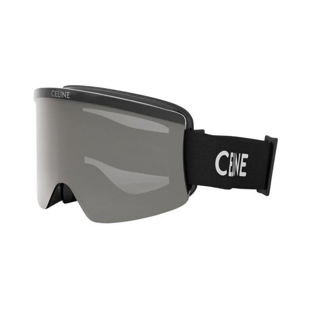 Celine CL40302U SKI MASK 01C Shiny Black / Smoke Mirror product photo 1