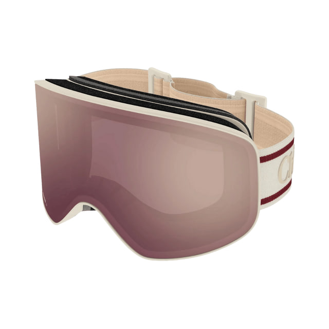 Chloe CH0072S Snow Goggles White Beige / Violet Mirror Zeiss