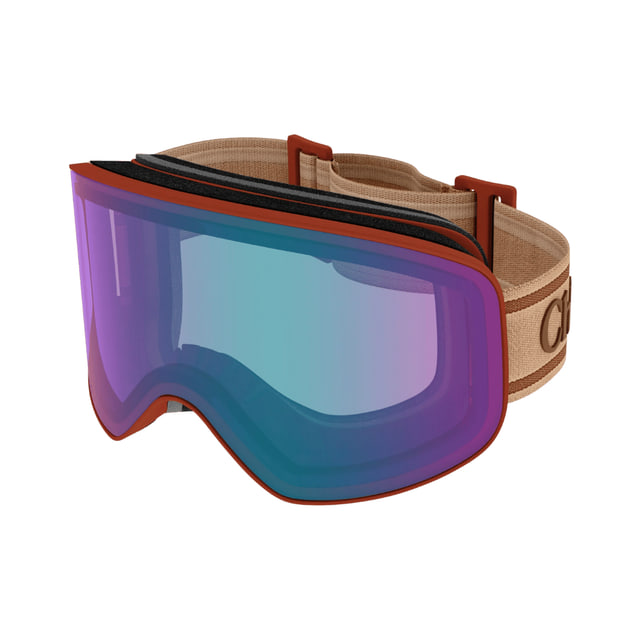 Chloe CH0072S Matte Rust / Orange Multilayer Blue Sunglasses