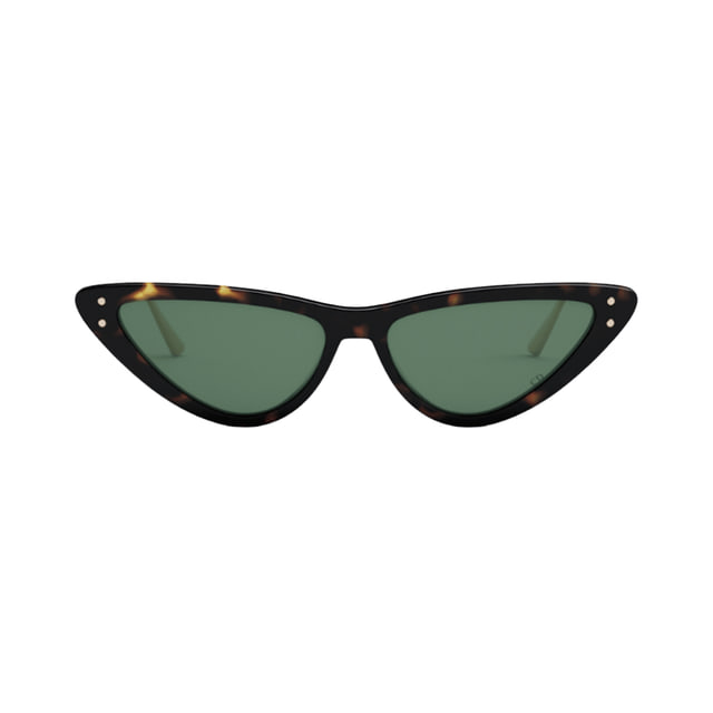 Dior MISSDIOR B4U CD40105U 52N Shiny Dark Havana / Green Sunglasses