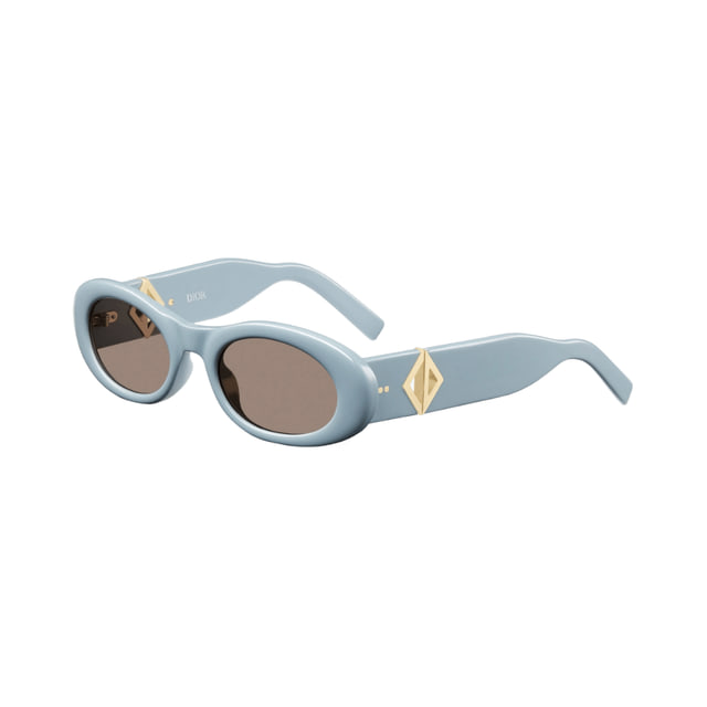 Dior CD DIAMOND EDITION R11DM40073I 90E Shiny Light Blue / Brown Sunglasses Dior CD DIAMOND EDITION R11DM40073I 90E Shiny Light Blue / Brown Sunglasses
