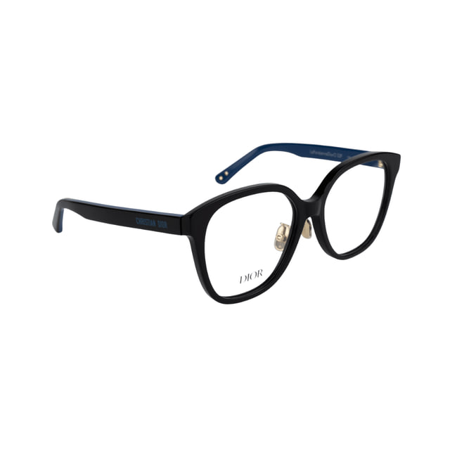 Dior LAPARISIENNEDIORO S3FCD50077F 001 Shiny Black Blue / Demo Eyeglasses