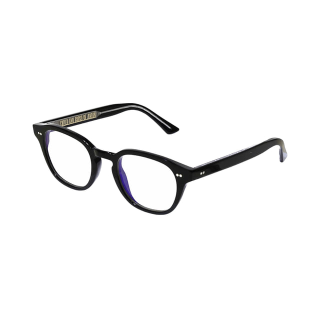 Cutler and Gross CGBB1380 Black / Clear Blue Light Block Cutler and Gross CGBB1380 Black / Clear Blue Light Block