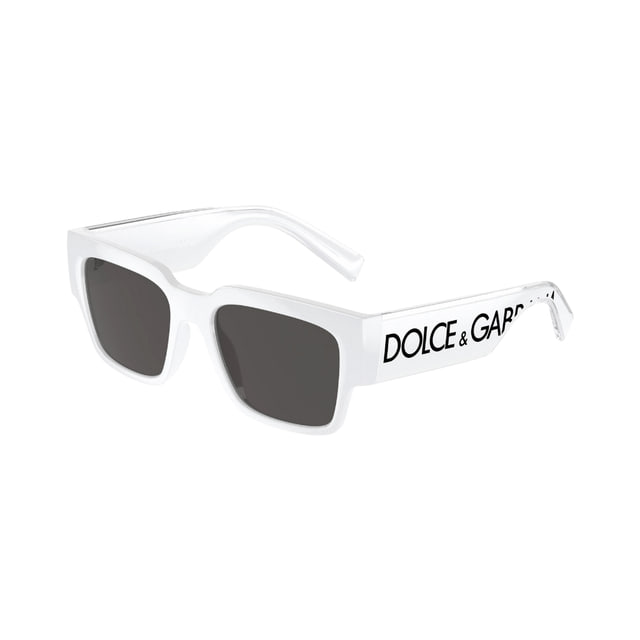 D&G DG6184 White / Dark Grey Sunglasses