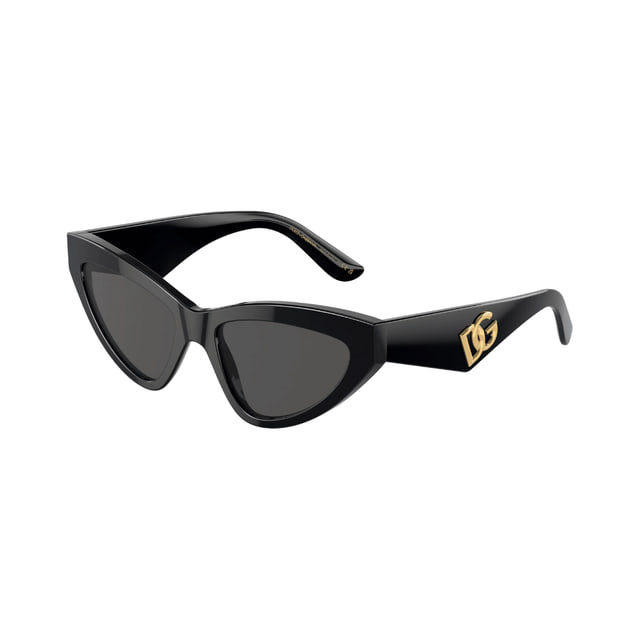 D&G DG4439 Black / Dark Grey Sunglasses