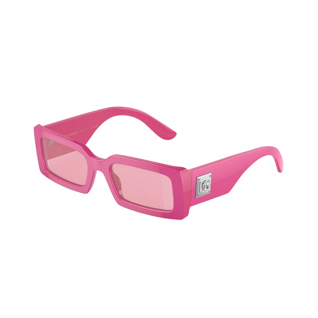 D&G DG4416 Metallic Pink / Pink Mirrored Silver Sunglasses