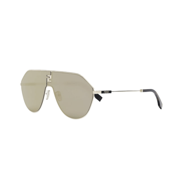 Fendi FE40080U Shiny Clear Gold / Brown Mirror Sunglasses