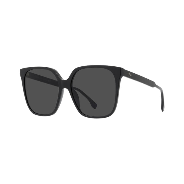 Fendi FE40030I Shiny Black / Dark Grey Sunglasses