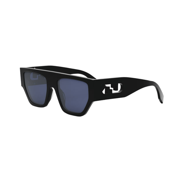 Fendi FE40108U Shiny Black / Light Blue Glasses Fendi FE40108U Shiny Black / Light Blue Glasses