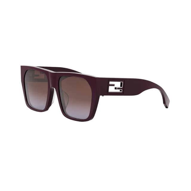 Fendi FE40124F Matte Dark Brown Bronze / Gradient Bordeaux Glasses product photo 1