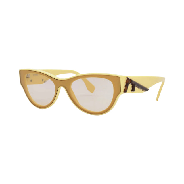 Fendi FE40135I Shiny Yellow / Light Brown Fendi FE40135I Shiny Yellow / Light Brown