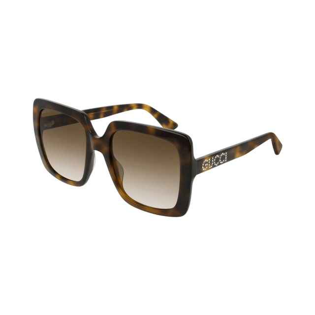 Gucci GG0418S Havana / Brown Sunglasses
