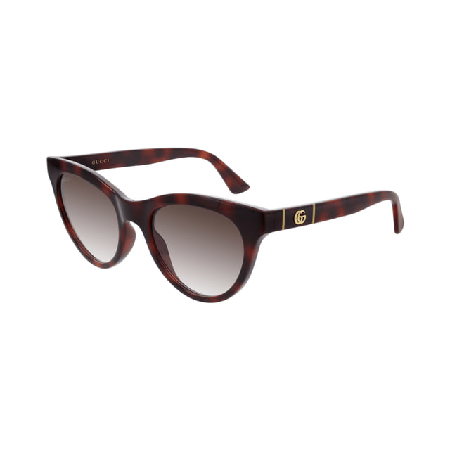 Gucci GG0763S Havana / Brown Gradient Sunglasses