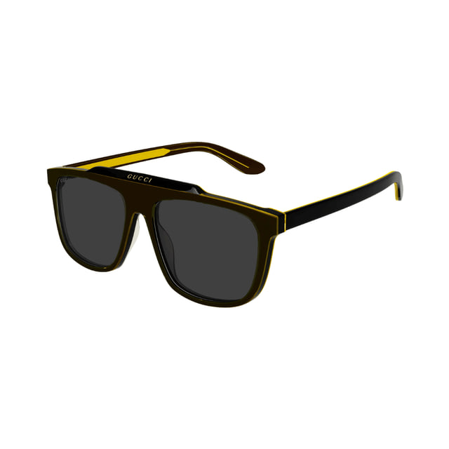 Gucci GG1039S Black Yellow / Grey Sunglasses