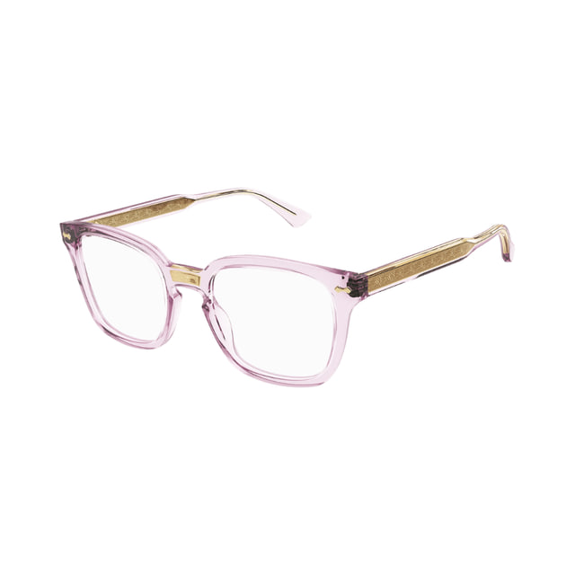 Gucci GG0184O Transparent Pink / Demo Eyeglasses