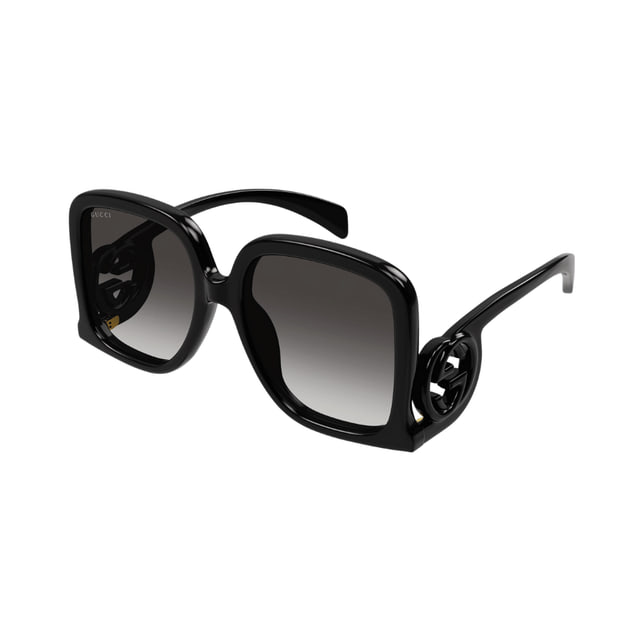 Gucci GG1326S Black / Grey Gradient Sunglasses