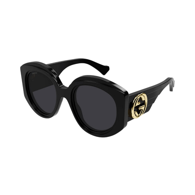 Gucci GG1308S Black / Grey Sunglasses Gucci GG1308S Black / Grey Sunglasses