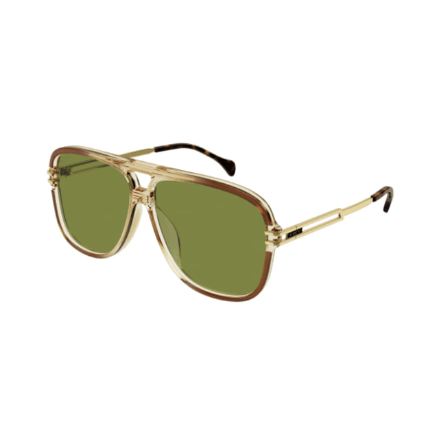 Gucci GG1105S Brown / Gold / Green Sunglasses product photo 1