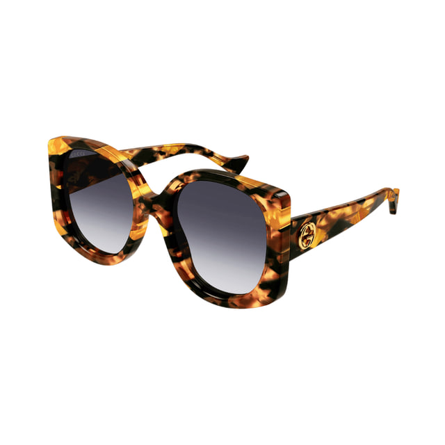 Gucci GG1257S Havana / Gradient Blue Sunglasses