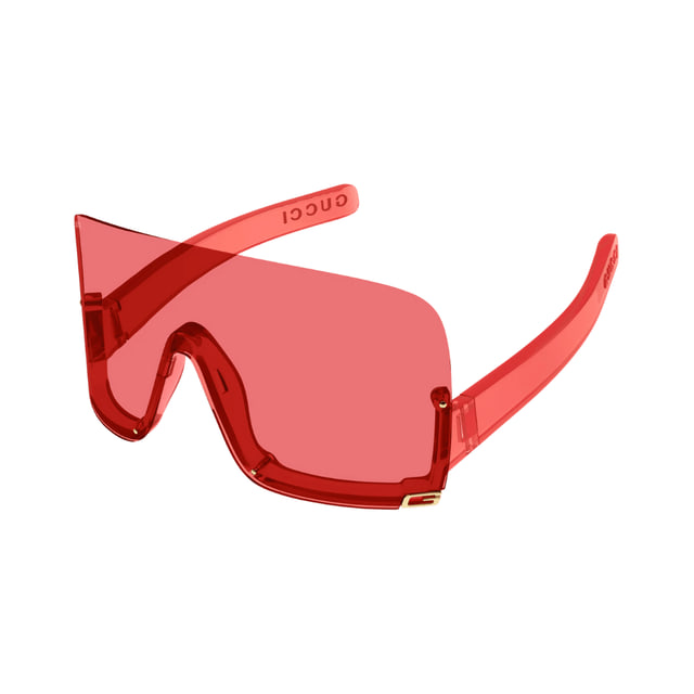 Gucci GG1631S Transparent Red / Light Red Sunglasses Gucci GG1631S Transparent Red / Light Red Sunglasses