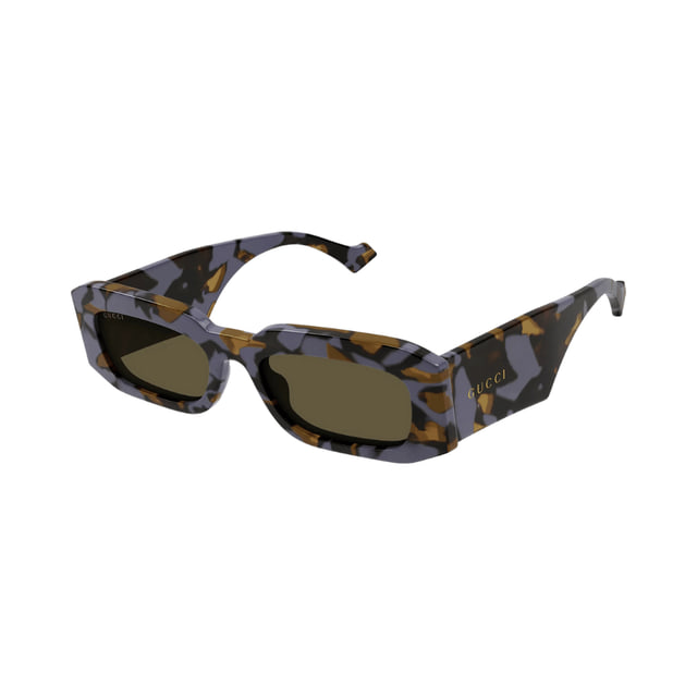 Gucci GG1426S Big Spotted Lilac And Brown Havana / Brown Sunglasses Gucci GG1426S Big Spotted Lilac And Brown Havana / Brown Sunglasses